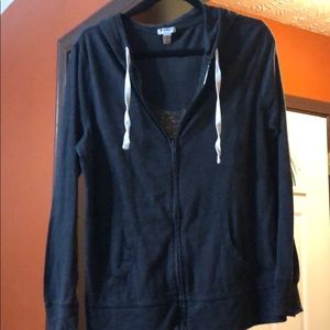 Old Navy gray zip up hoodie L